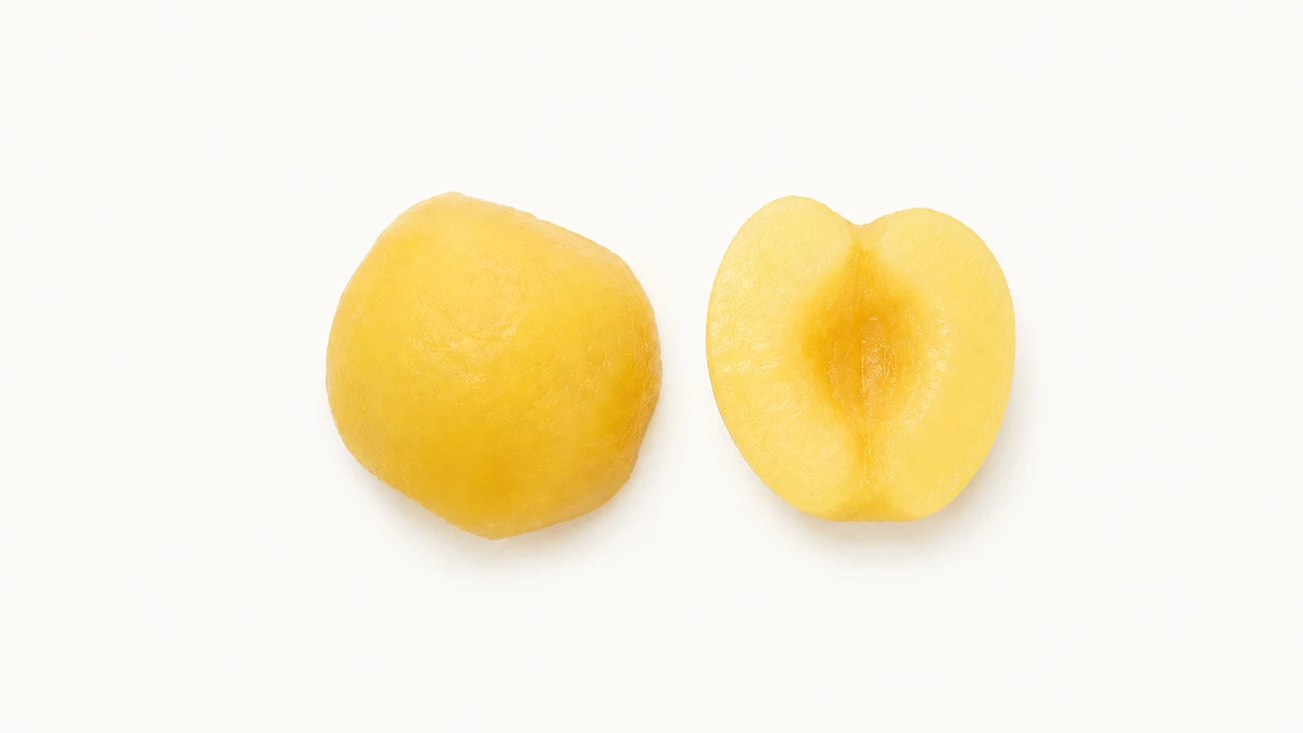 Apple for babies (6 months old): Large cooked piece or soft puree