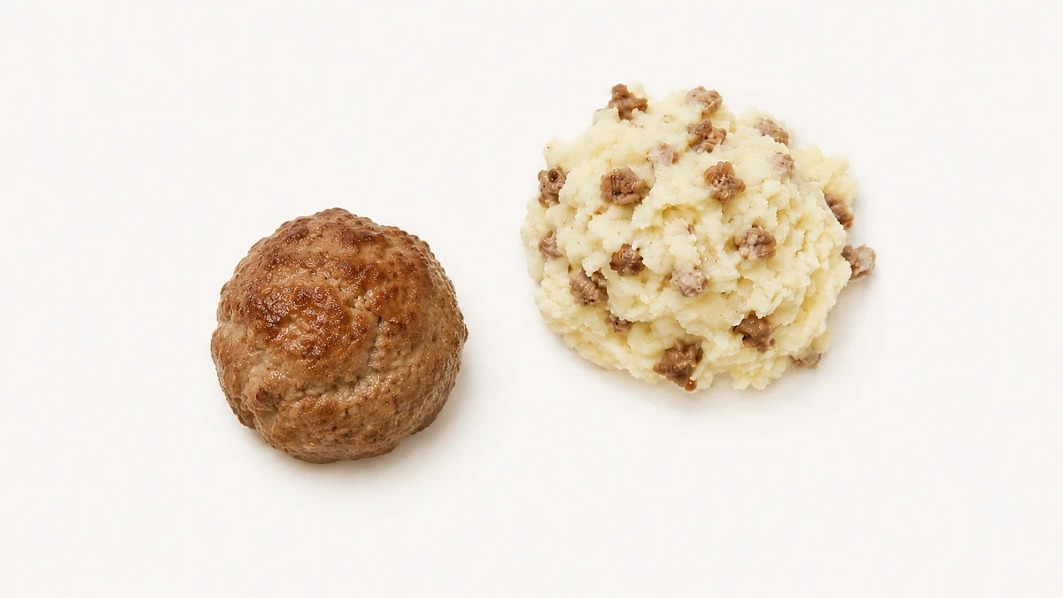 Beef for babies (6 months old): Finely ground stirred into soft food, or a big soft meatball