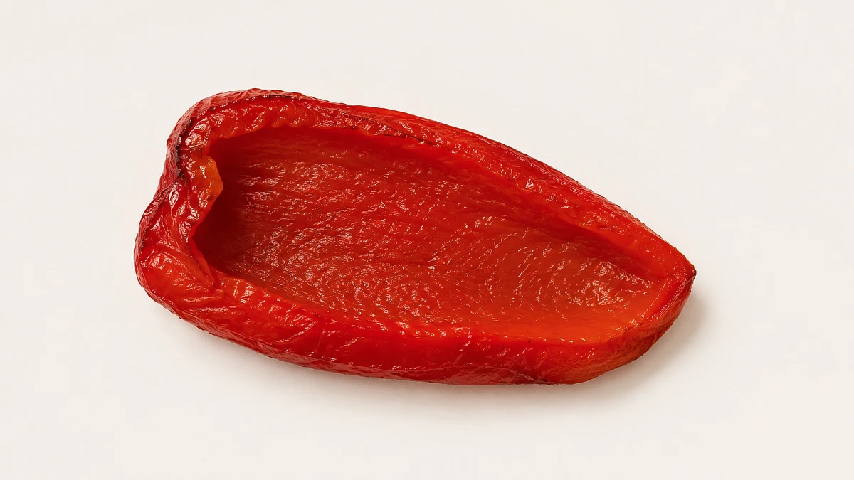 Bell Pepper for babies (6 months old): Large soft-cooked strip or half, skin removed
