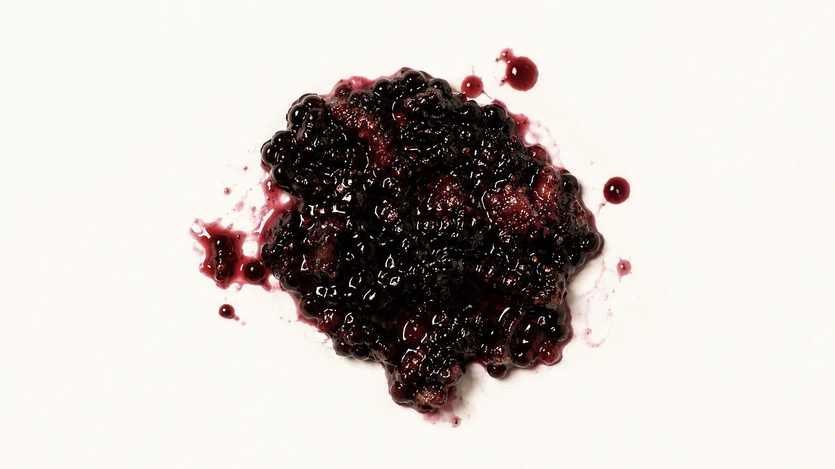 Blackberry for babies (6 months old): Mashed ripe blackberries