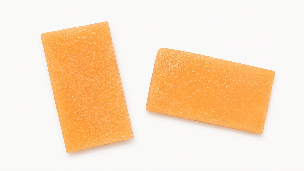 Cantaloupe Melon for babies (9 months old): Thin, flat spears or strips