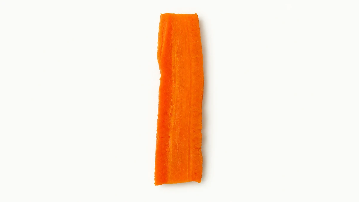 Carrot for babies (6 months old): Large soft stick or smooth mash