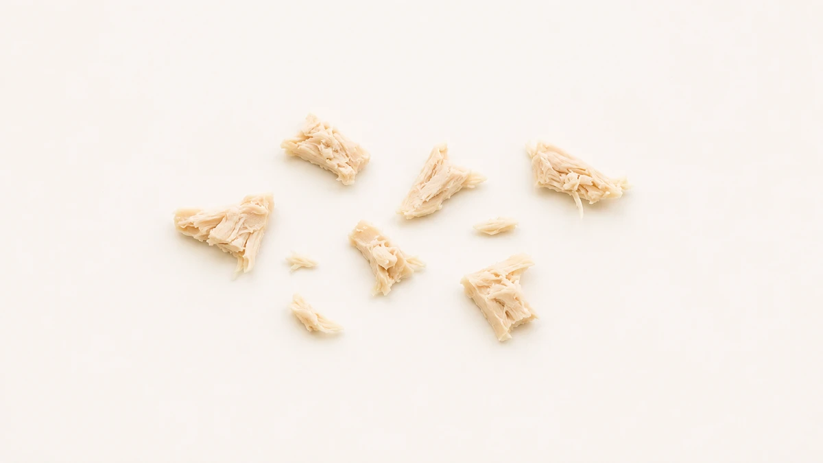 Chicken for babies (12 months old): Small soft pieces or thin strips