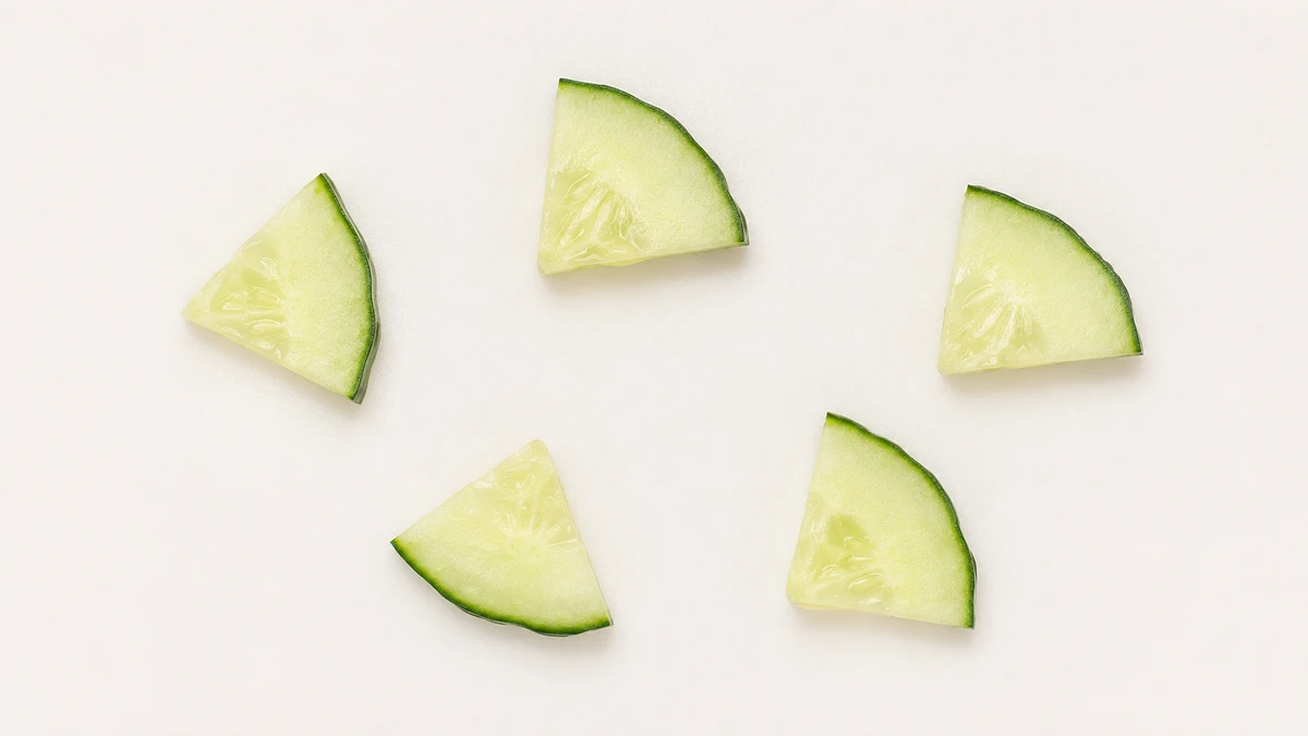Cucumber for babies (9 months old): Small soft quarters or grated