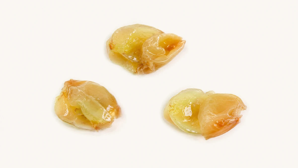 Grapes for babies (6 months old): Burst and mashed