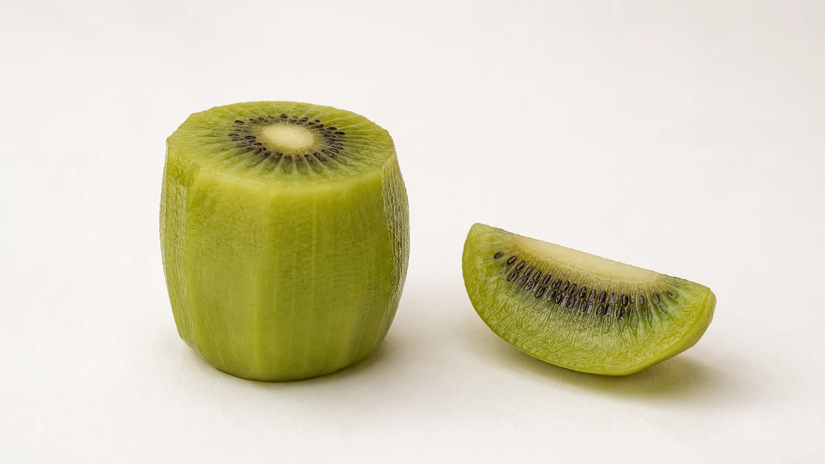 Kiwi for babies (6 months old): Peeled half to scoop, or large wedge