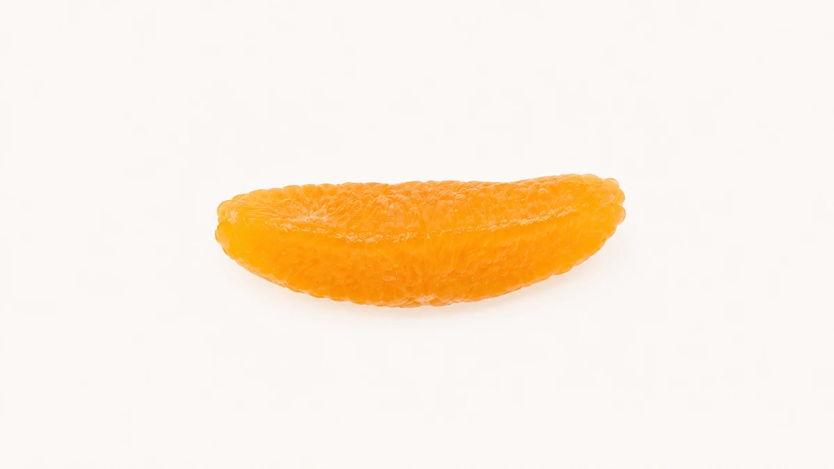 Orange for babies (6 months old): Large peeled segment or soft flesh