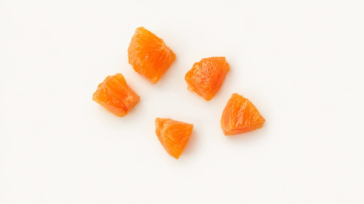 Orange for babies (9 months old): Bite-sized pieces