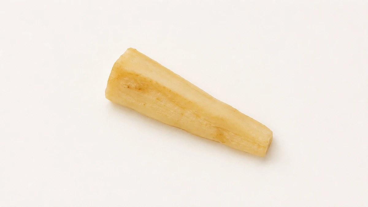 Parsnip for babies (6 months old): Large soft stick or smooth mash