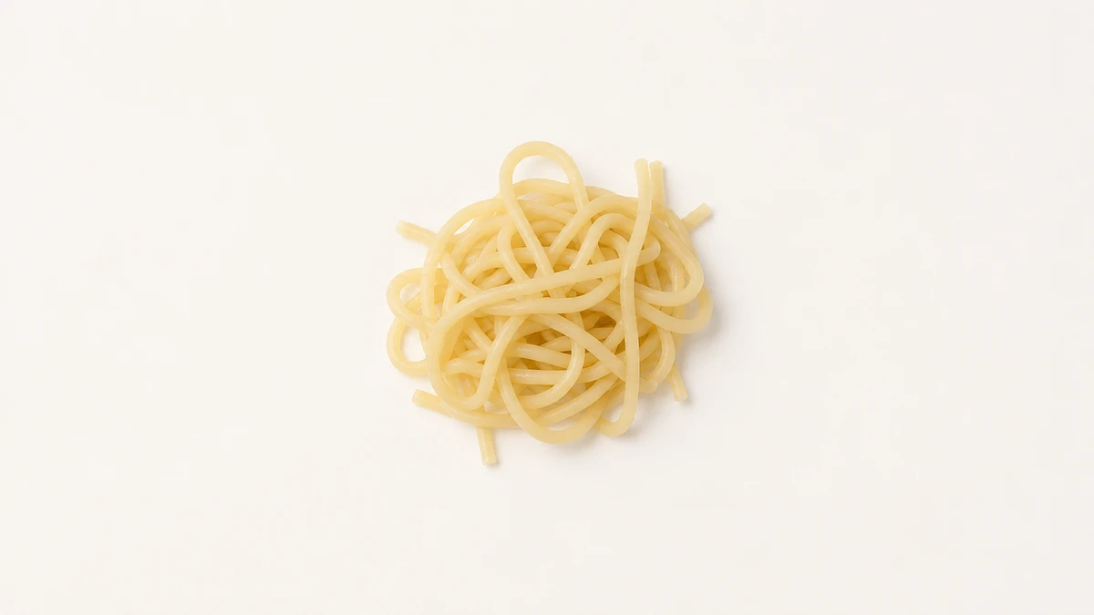 Pasta for babies (12 months old): Varied shapes, including soft long noodles