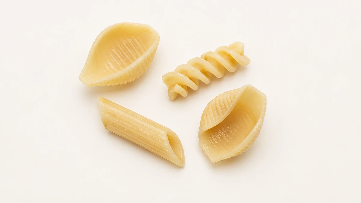 Pasta for babies (6 months old): Large soft shapes