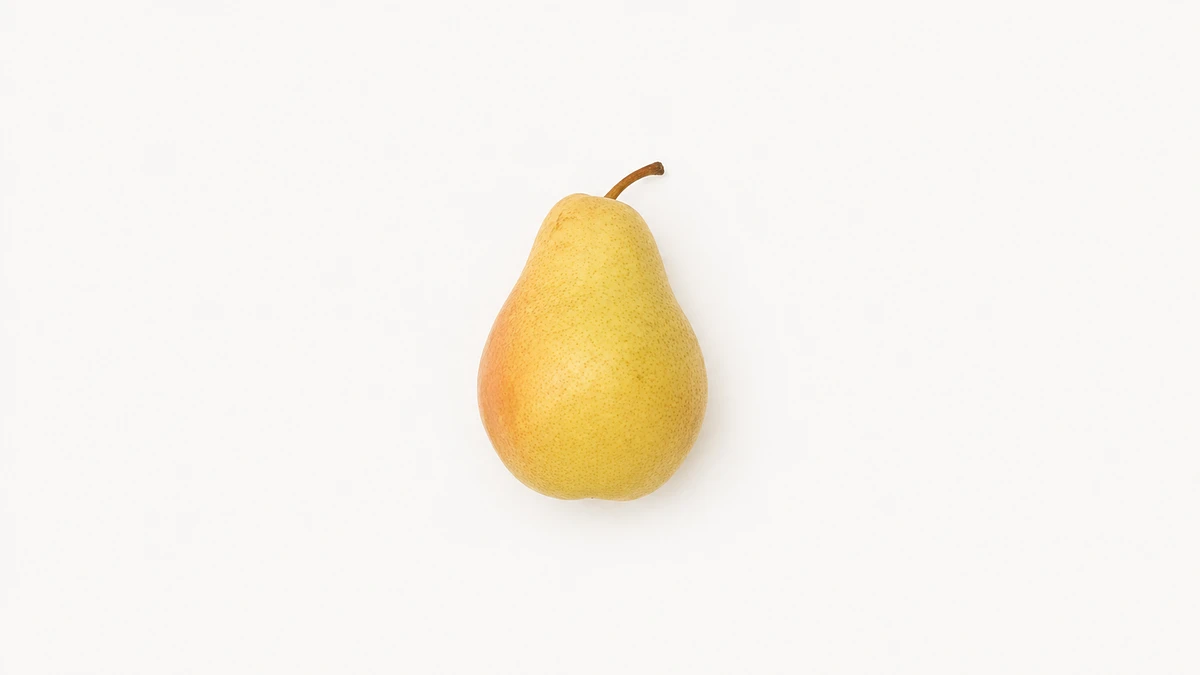 Pear for babies (24 months old): Whole ripe and soft pear