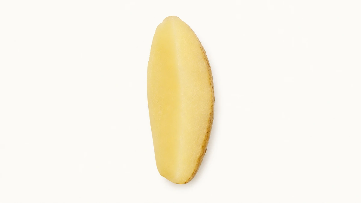 Potato for babies (6 months old): Large soft wedge or smooth mash