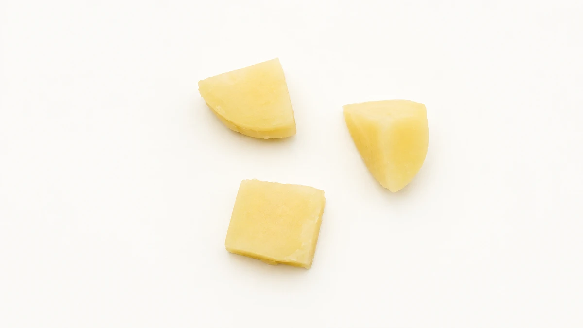 Potato for babies (9 months old): Bite-sized soft pieces
