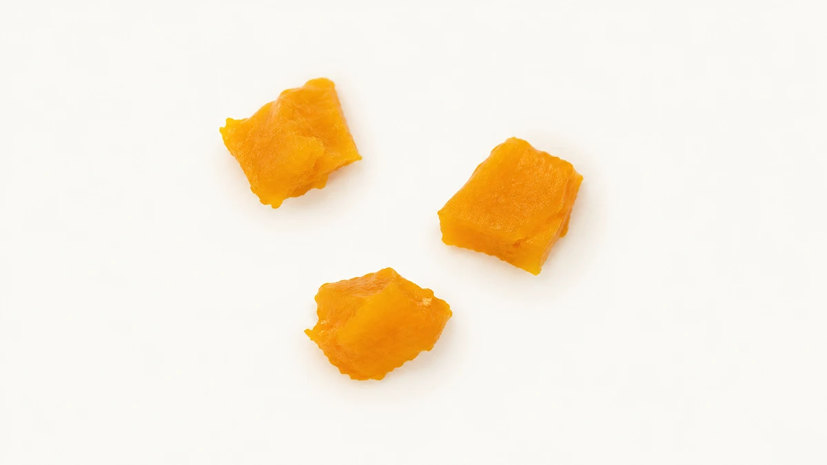 Pumpkin for babies (9 months old): Small soft pieces