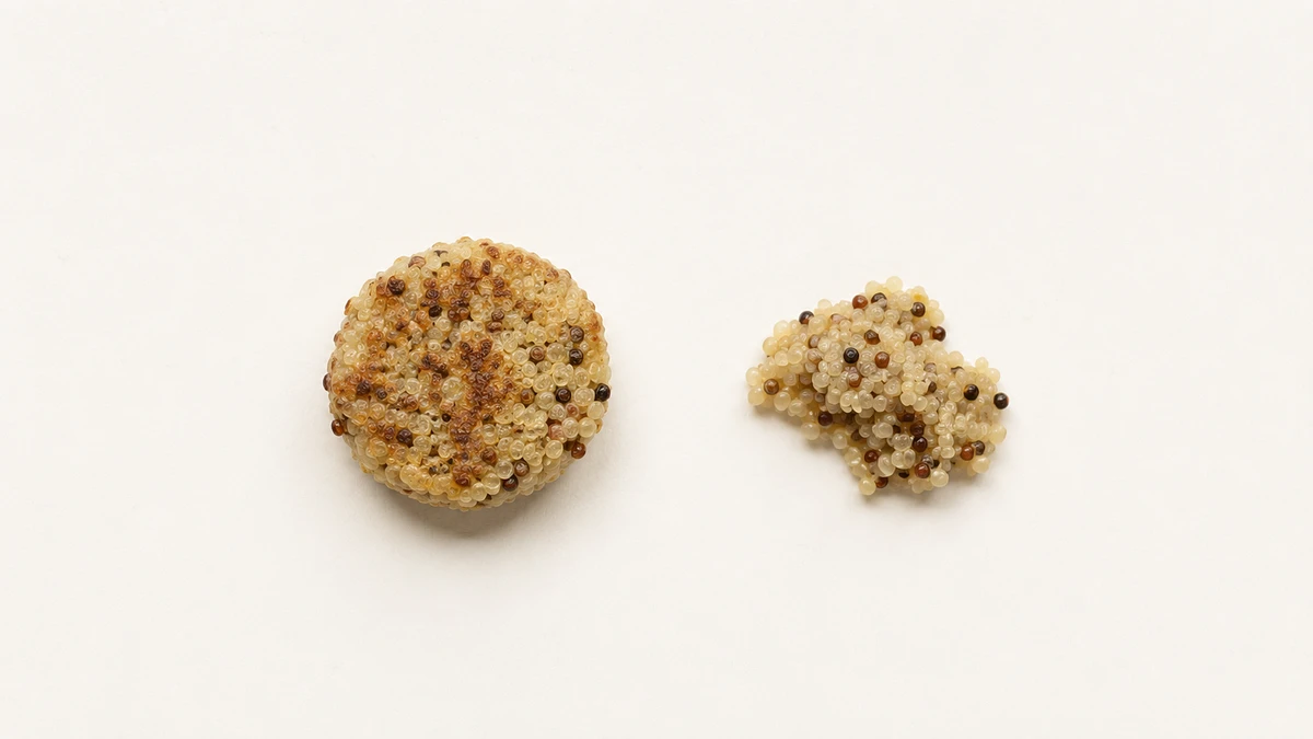 Quinoa for babies (9 months old): Soft clumped grains, fritters, or patties