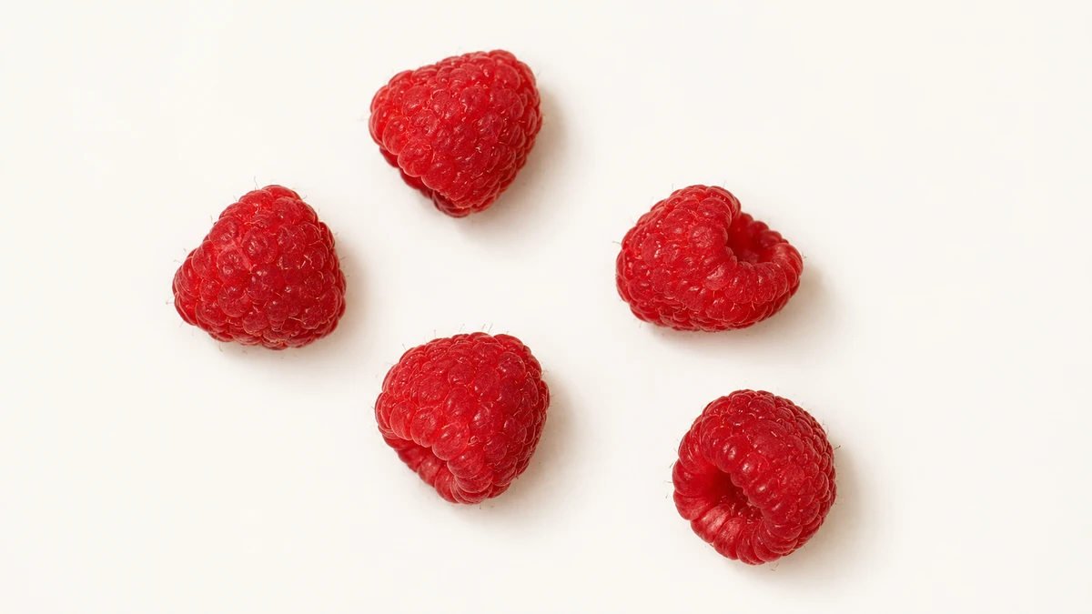 Raspberry for babies (12 months old): Whole ripe berries