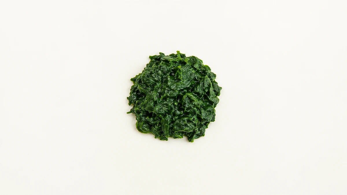 Spinach for babies (6 months old): Finely chopped or blended into a soft food