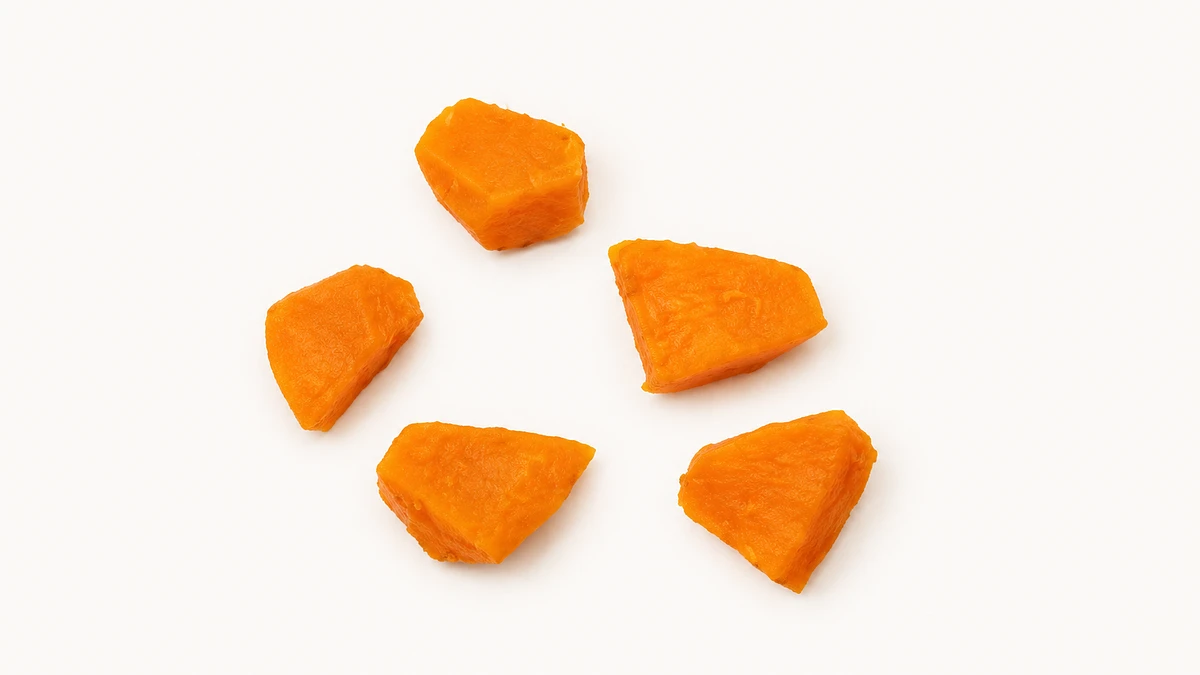 Sweet Potato for babies (9 months old): Small soft pieces