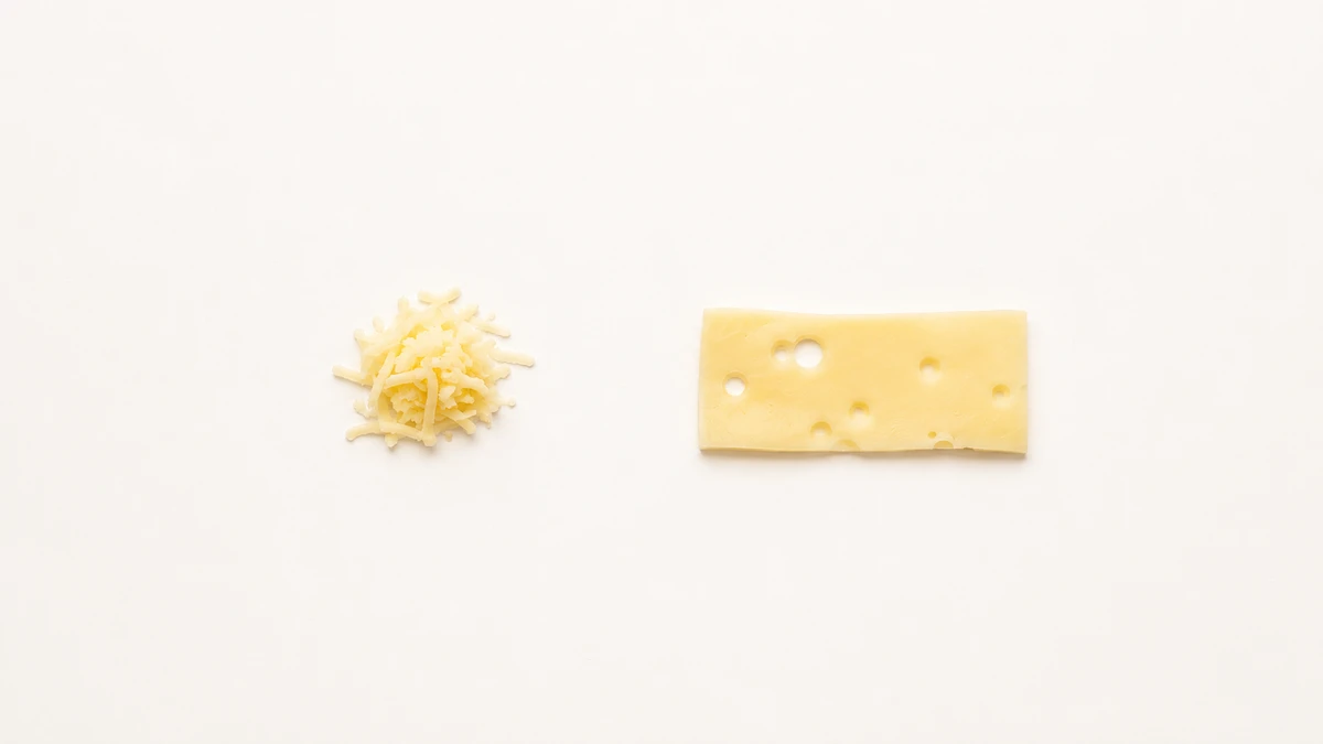 Swiss Cheese for babies (6 months old): Finely grated, or a long thin strip